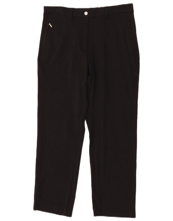 Marks & Spencer Lige Chinobukser til kvinder UK 12 Medium W30 L26 Sort