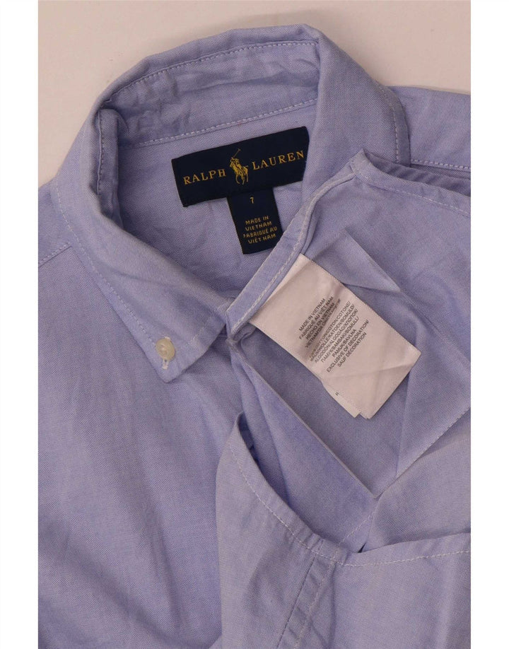 Ralph Lauren drengeskjorte 6-7 år blå bomuld