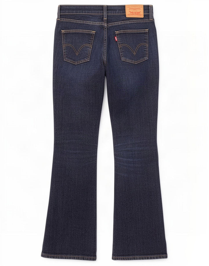 Levi's Dame 10529 Bootcut Jeans W31 L32 Marineblå Bomuld