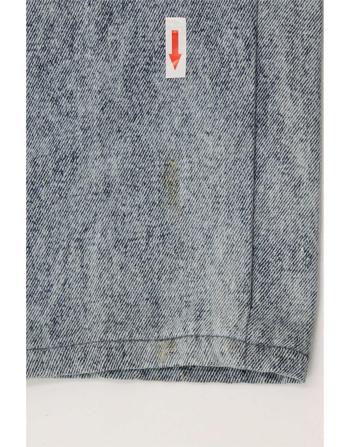 Vintage lige jeans til kvinder W33 L30 blå bomuld