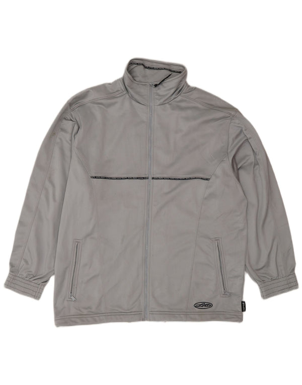Lotto Womens Oversized træningsdragt Topjakke UK 16 Stor Grå Colourblock