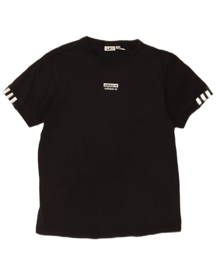 Adidas T-Shirt Top UK 12 Medium Sort