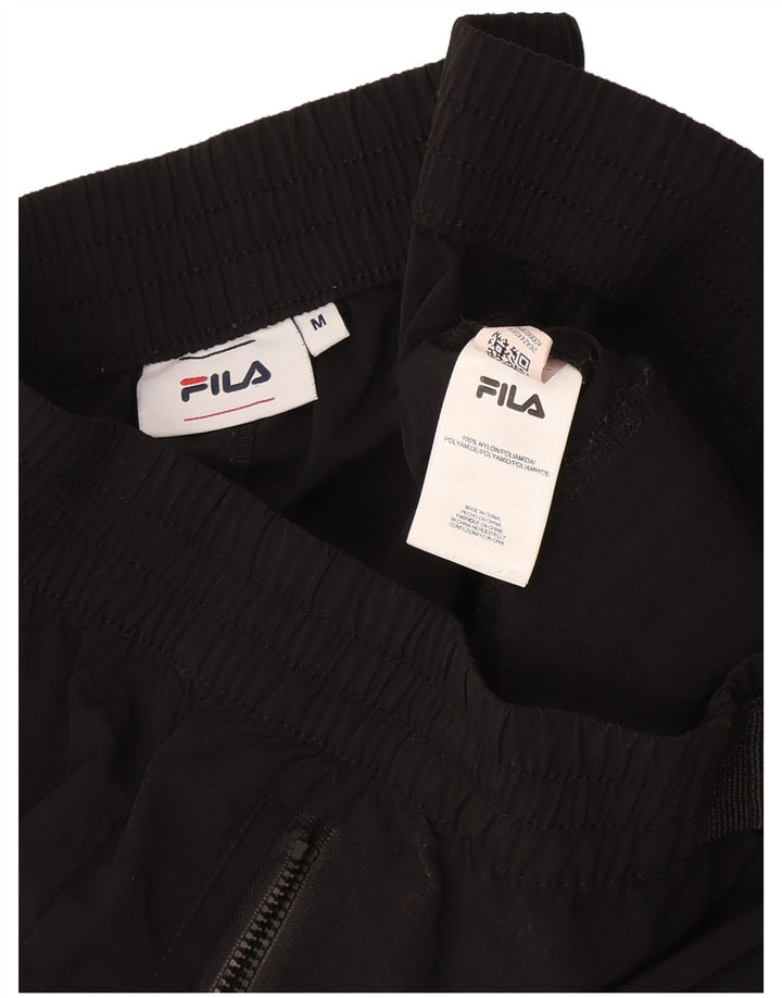 Fila Herre Graphic Cargo træningsdragt Bukser Joggers Medium Sort Nylon