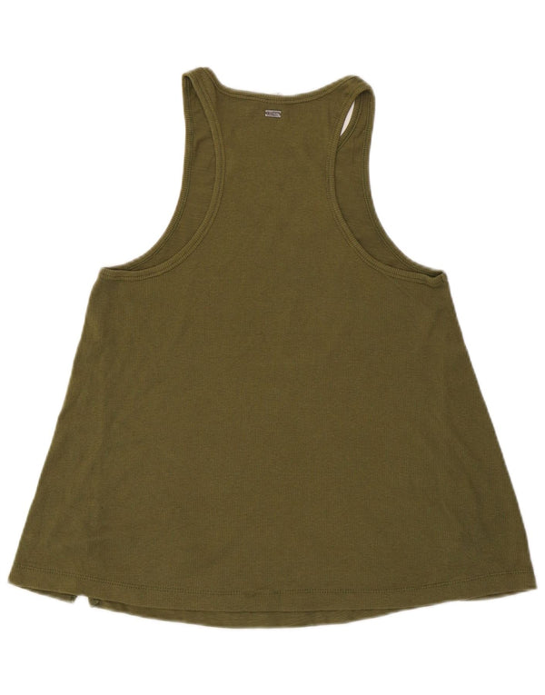 Roxy Damevest Top UK 10 Small Khaki Flecked