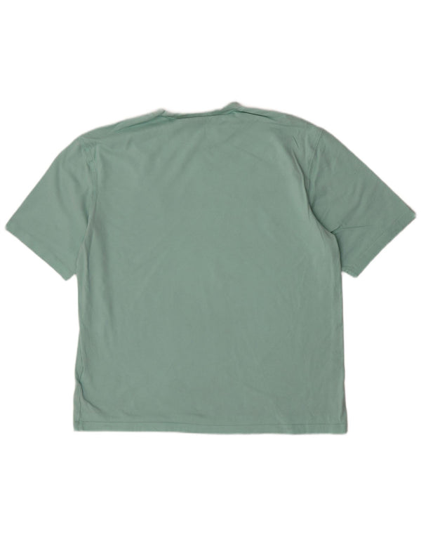 Adidas Dame Oversized T-Shirt Top UK 8/10 Small Green Bomuld
