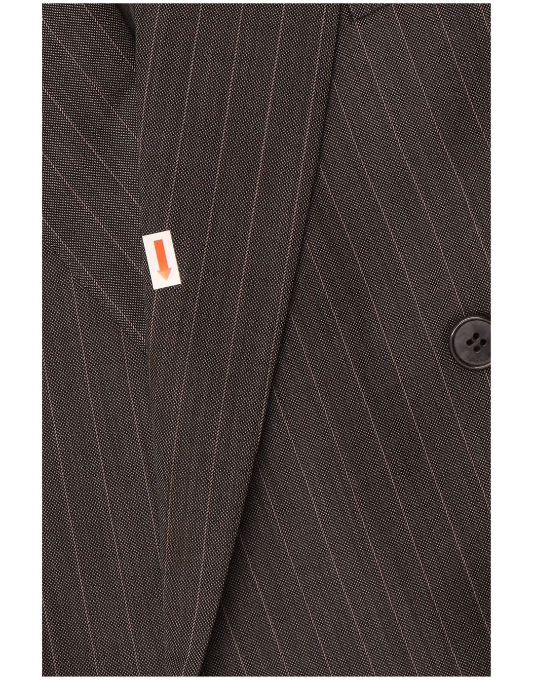 JAEGER Dobbeltradet blazerjakke til mænd IT 54 2XL Grå nålestribet uld