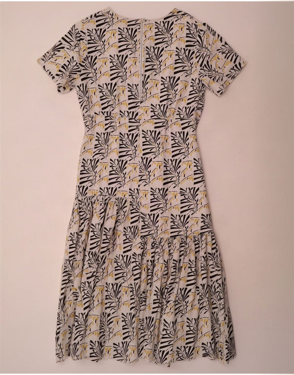 Marks & Spencer Womens Autograph Maxi Dress UK 14 Large Off White Floral