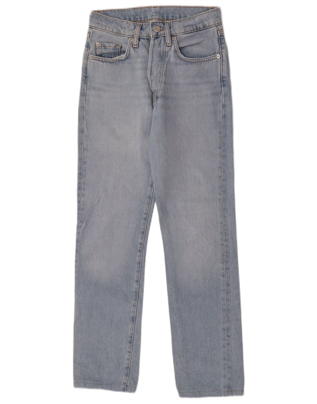 Massimo Dutti Dame Straight Jeans W25 L28 Blå