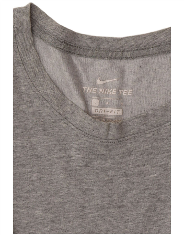 NIKE Herre Dri Fit T-Shirt Top Stor Grå