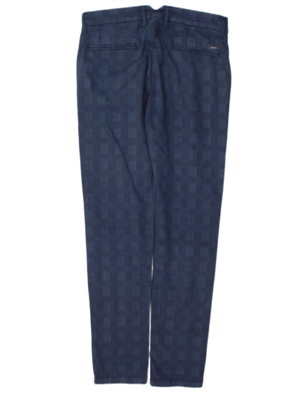 Liu Jo Herre Uomo Chino Bukser IT 48 Medium W32 L31 Marineblå Houndstooth