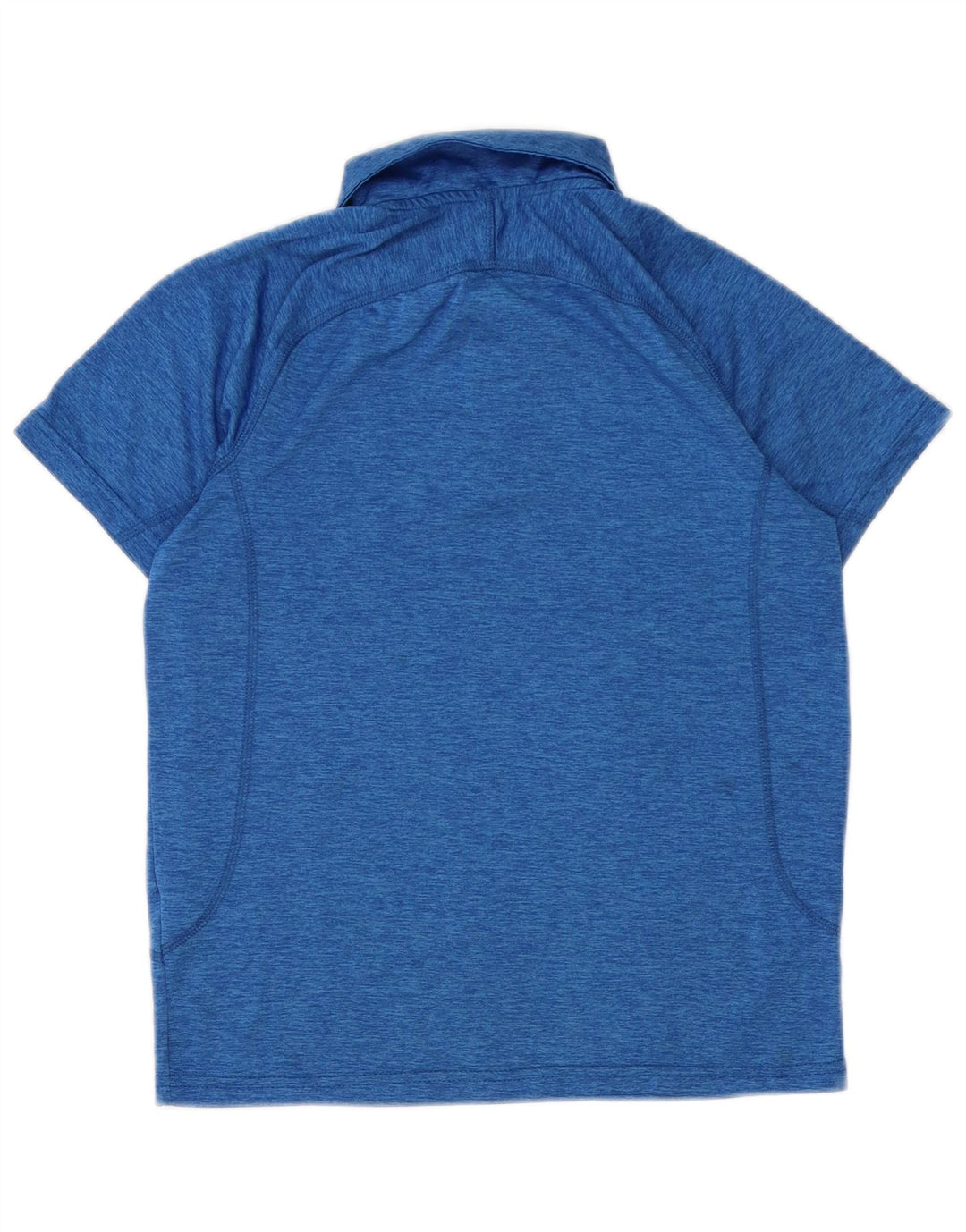 REEBOK Boys Polo Shirt 11-12 år Blå Flecked Polyester