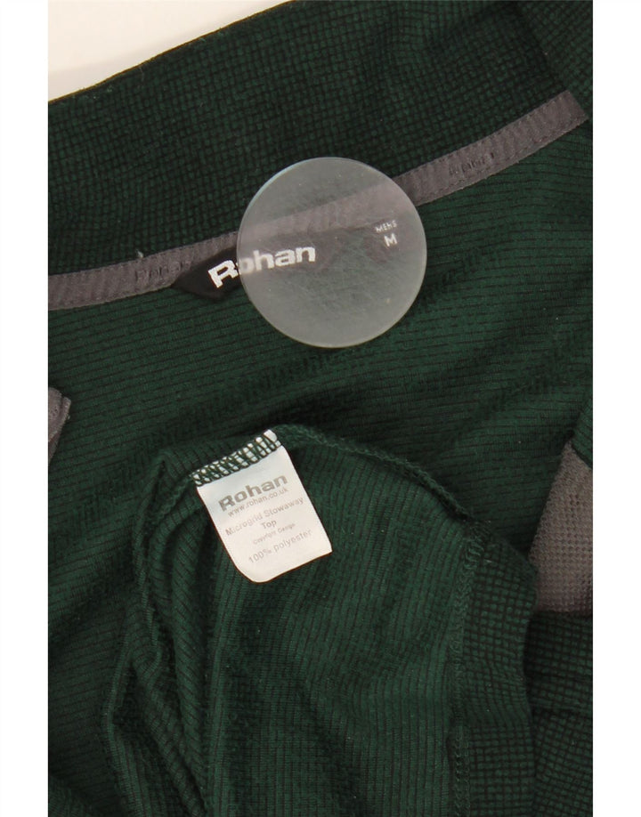 Rohan herre lynlås hals fleece jumper mellemgrøn polyester