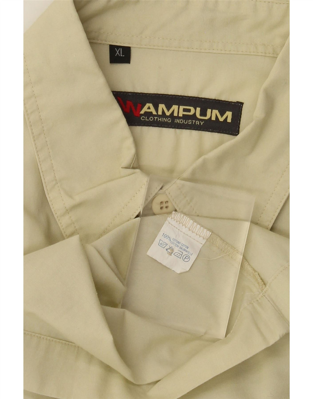 Wampum Herreskjorte XL Beige Bomuld
