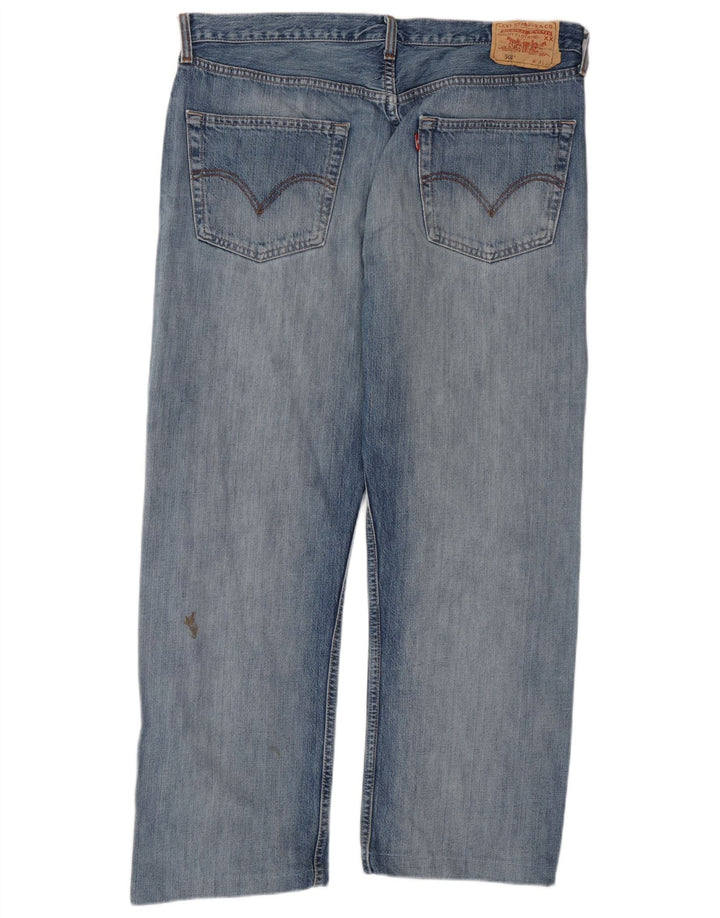 Levi's Herre 501 Straight Jeans W38 L27 Blå