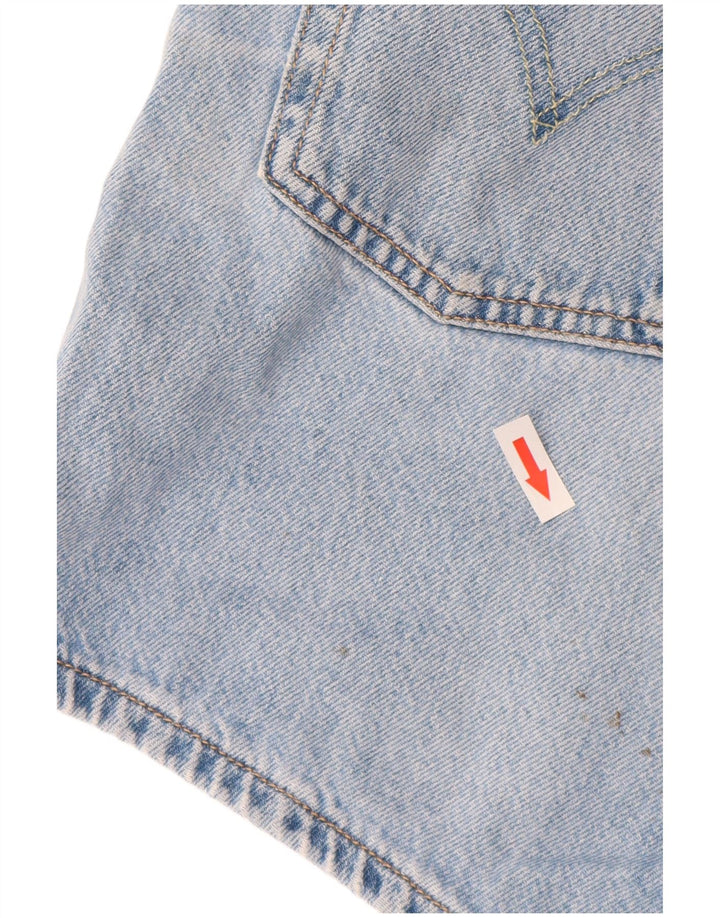 Levi's denimshorts til kvinder W28 mellemblå bomuld