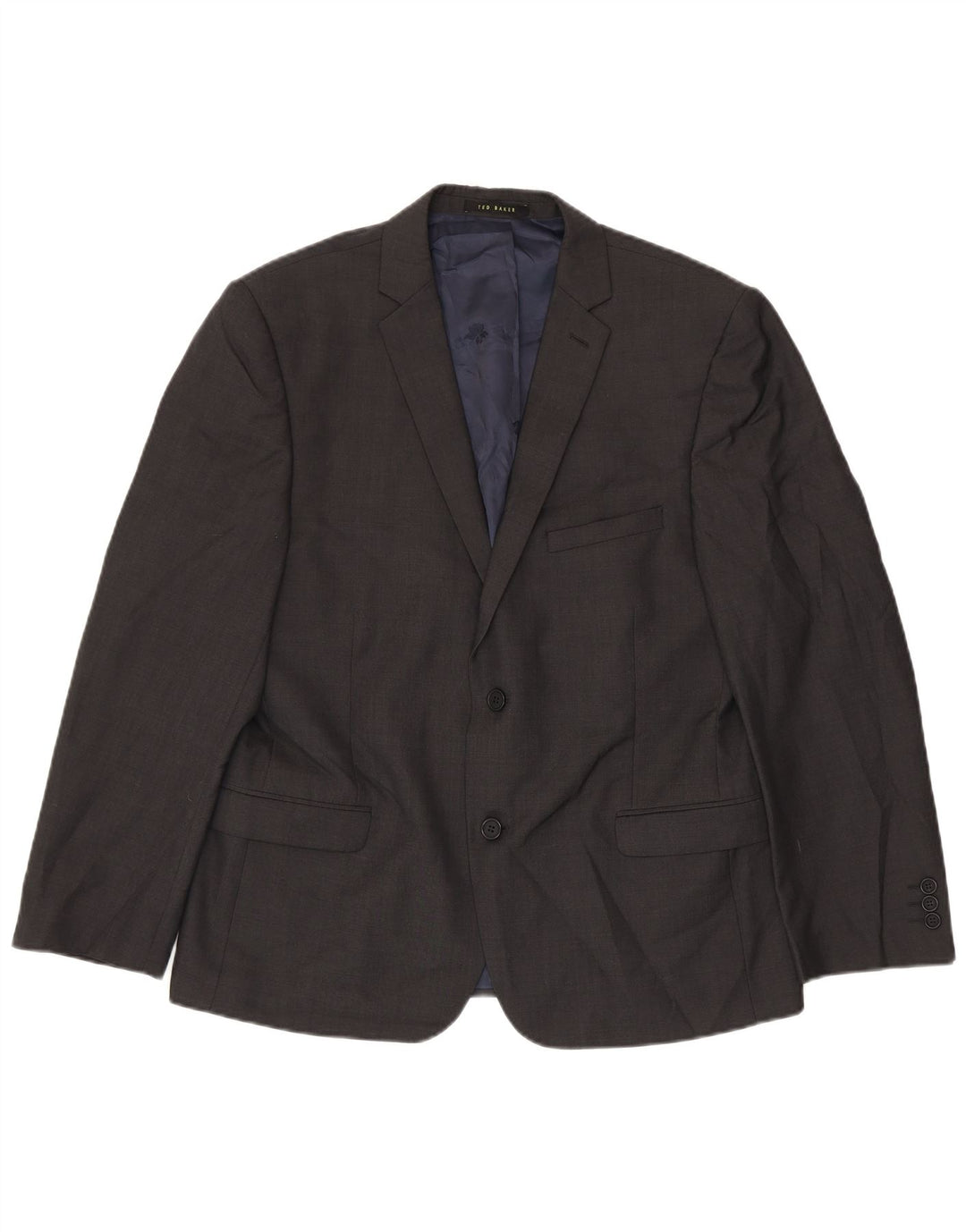Ted Baker Herre 2-knaps blazerjakke UK 38 Medium Grey Wool