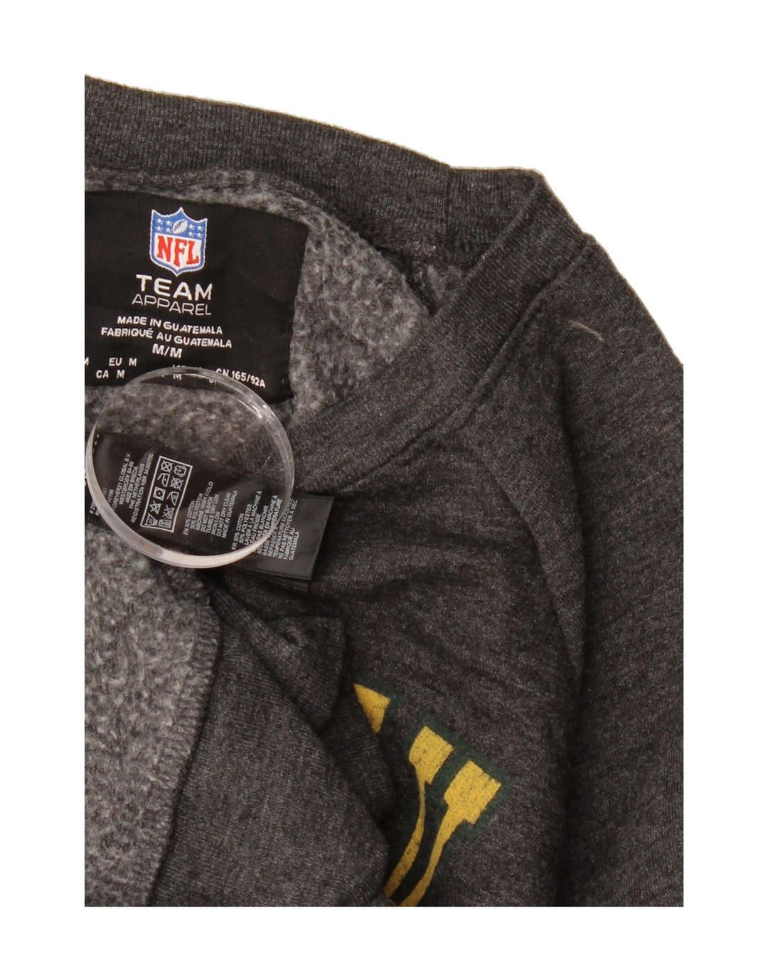 NFL Womens Green Bay Packers Sweatshirt Jumper UK 14 Medium Grey Cotton Vintage NFL and Second-Hand NFL from Messina Hembry 