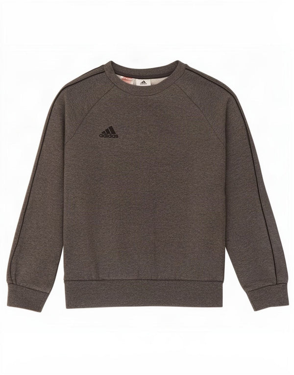 Adidas Boys Sweatshirt Jumper 9-10 år Grå bomuld