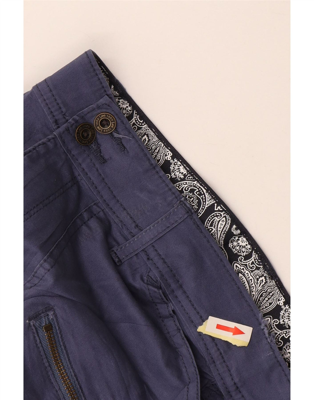 LEE Herre Cargo Shorts W30 Medium Navy Blue