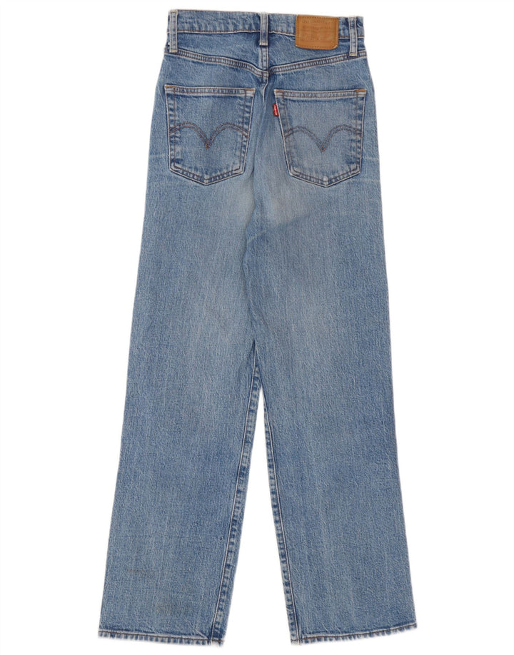 Levi's Dame Jeans med høj talje W25 L27 Blå Bomuld