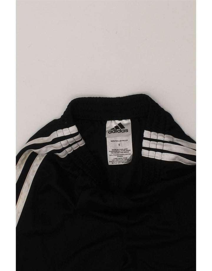 ADIDAS Boys Sport Shorts 4-5 Years  Black Polyester Vintage Adidas and Second-Hand Adidas from Messina Hembry 