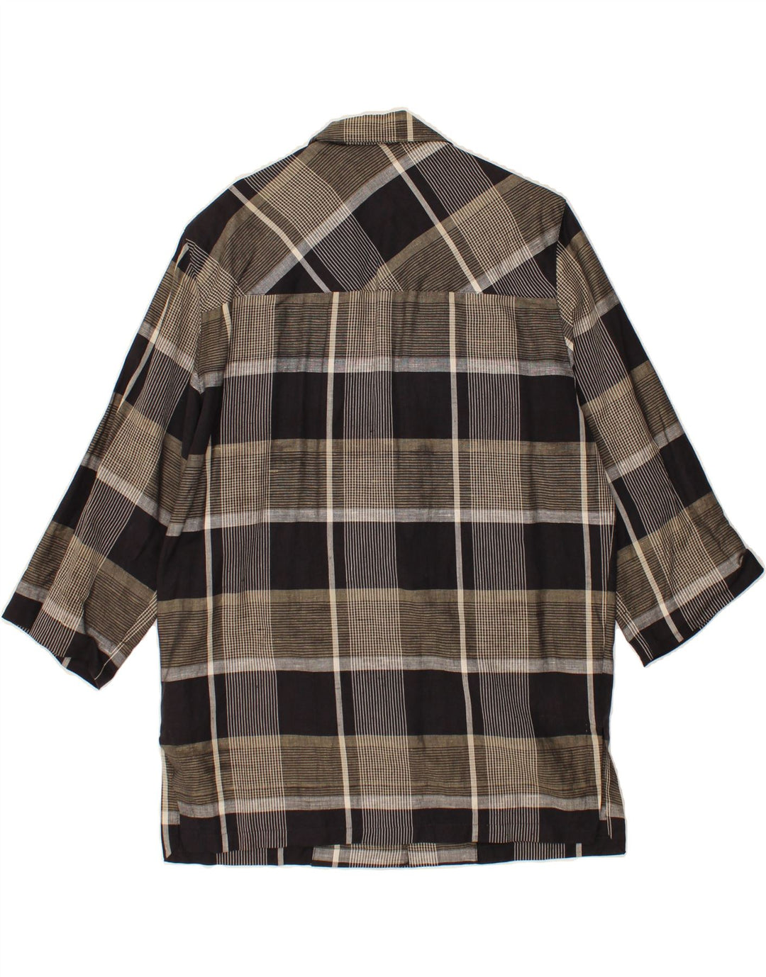 INCOM Womens Carol 3/4 Sleeve Blazer Jacket IT 44 Medium Black Check Vintage Incom and Second-Hand Incom from Messina Hembry 