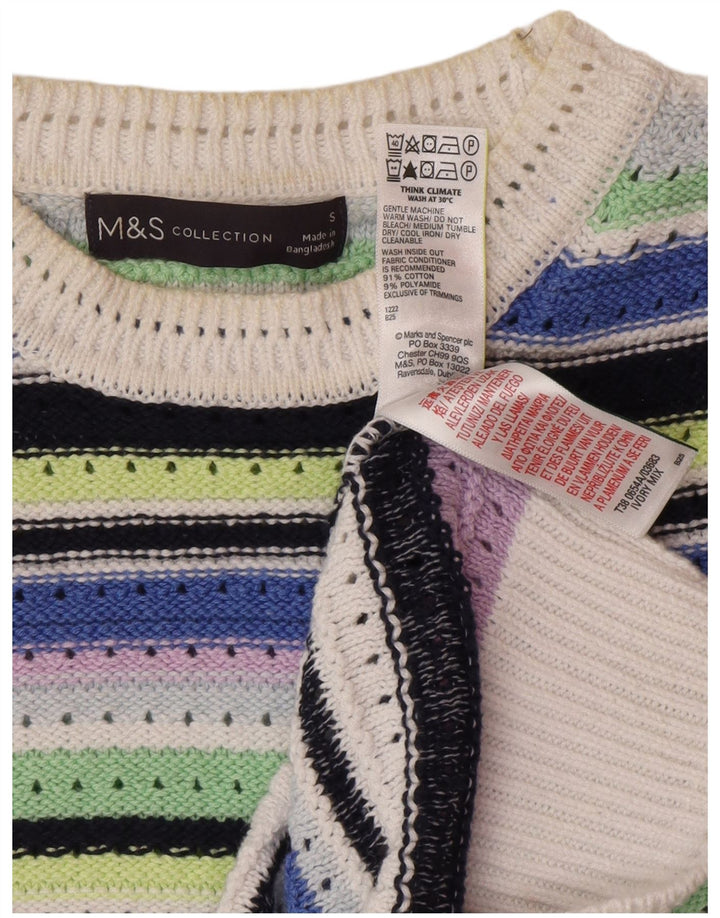 Marks & Spencer Dametrøjetrøje med rund hals DK 10 Lille flerfarvet