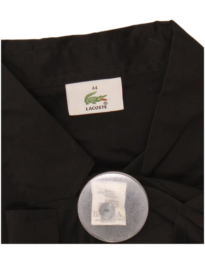 Lacoste dameskjorte str. 44 Stor sort bomuld
