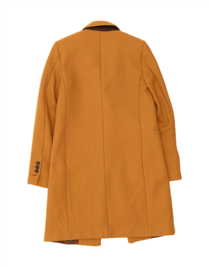 ZARA Womens Overcoat UK 6 XS Brown Viscose Vintage Zara and Second-Hand Zara from Messina Hembry 