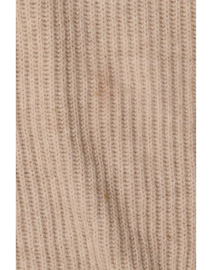 Marks & Spencer Dame Oversized Roll Neck sweater UK 16 Large Beige