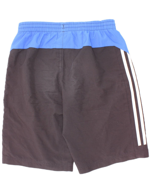 Adidas Boys Sports Shorts 13-14 år Sort Colourblock Polyester