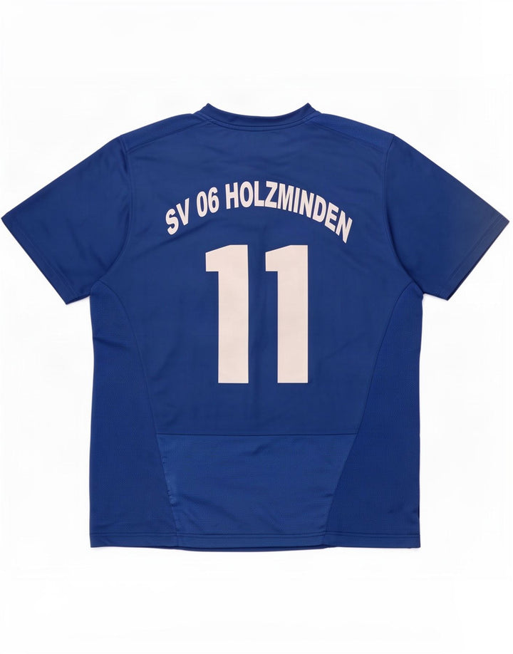 Nike grafisk T-shirt top til mænd UK 42/44 Stor blå polyester