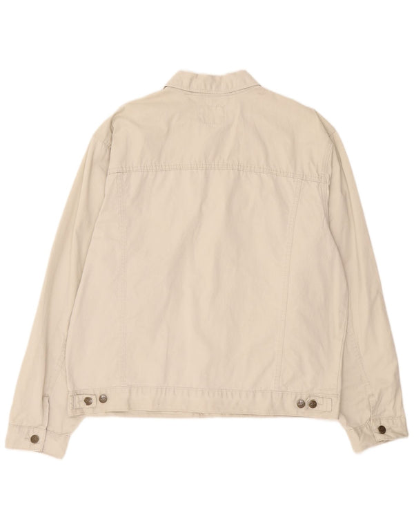 Lee Bomber Jacket UK 42 XL Beige Bomuld