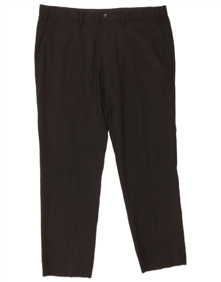 Marks & Spencer Herre Slim Suit Bukser W38 L29 Sort Polyester
