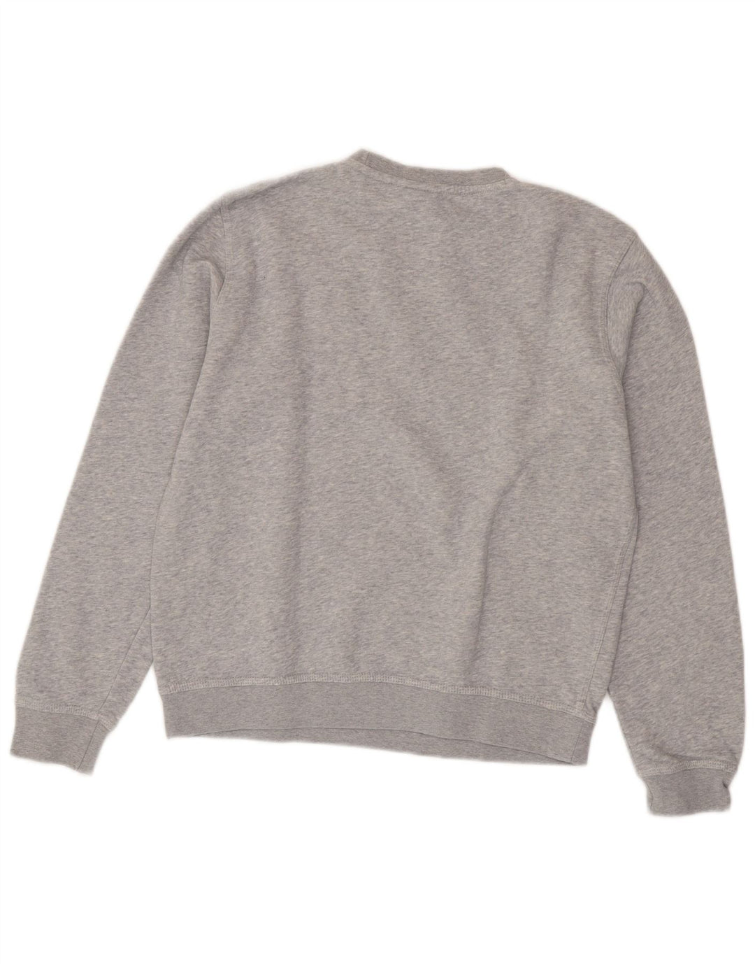 NIKE Womens Oversized Sweatshirt Jumper UK 14 Medium Grey Cotton