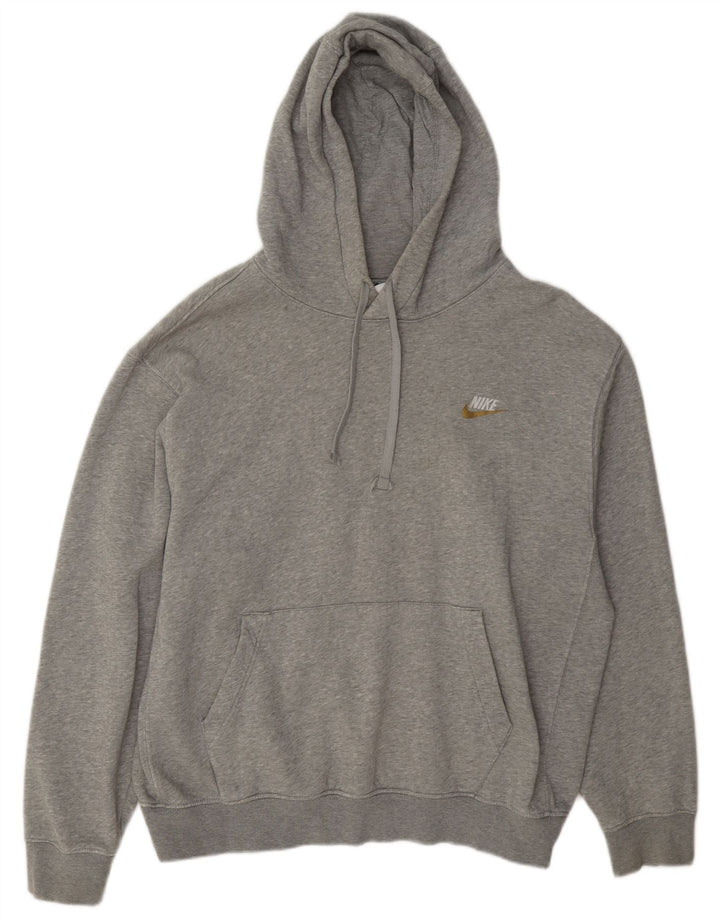 Nike Herre hættetrøje Jumper Medium Grey Bomuld