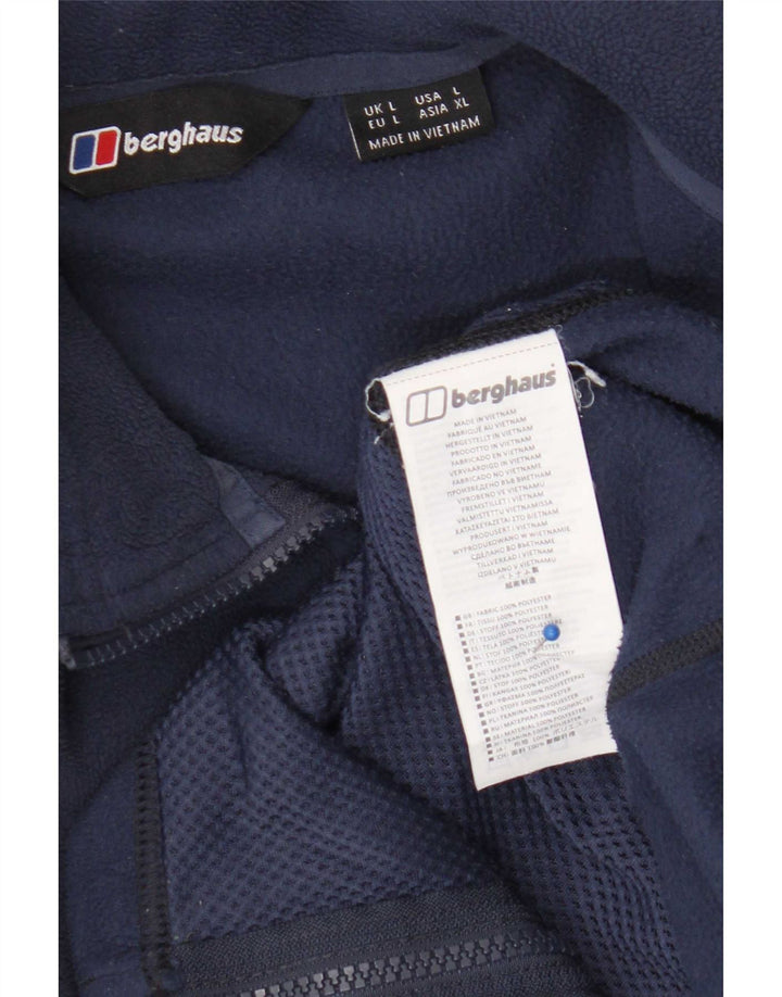 Berghaus Fleecejakke til mænd UK 40 Large Navy Blue Polyester