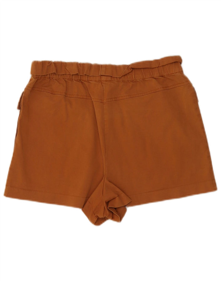 Zara Dame High Waist Hot Pants Medium W28 Brun