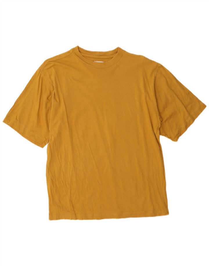 Tænk Pink Herre T-Shirt Top Stor Gul