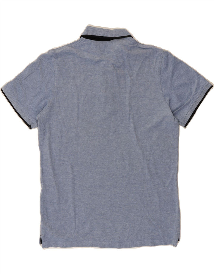 JACK & JONES Mens Polo Shirt Medium Blue Cotton Vintage Jack & Jones and Second-Hand Jack & Jones from Messina Hembry 