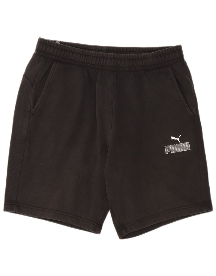 Puma Herre Sportshorts Stor Sort Bomuld