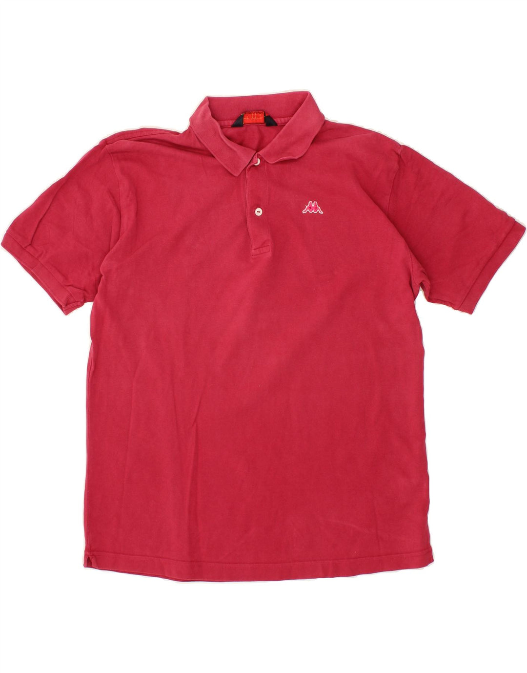 KAPPA Mens Polo Shirt XL Pink Cotton Vintage Kappa and Second-Hand Kappa from Messina Hembry 
