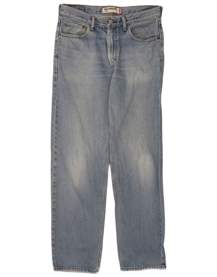 Levi's Mens 550 Relaxed Fit Straight Jeans W34 L34 Blå