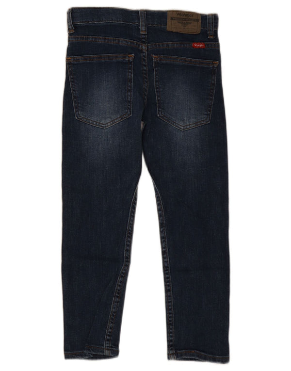 Wrangler Boys Straight Jeans 5-6 år W22 L19 Blå Bomuld