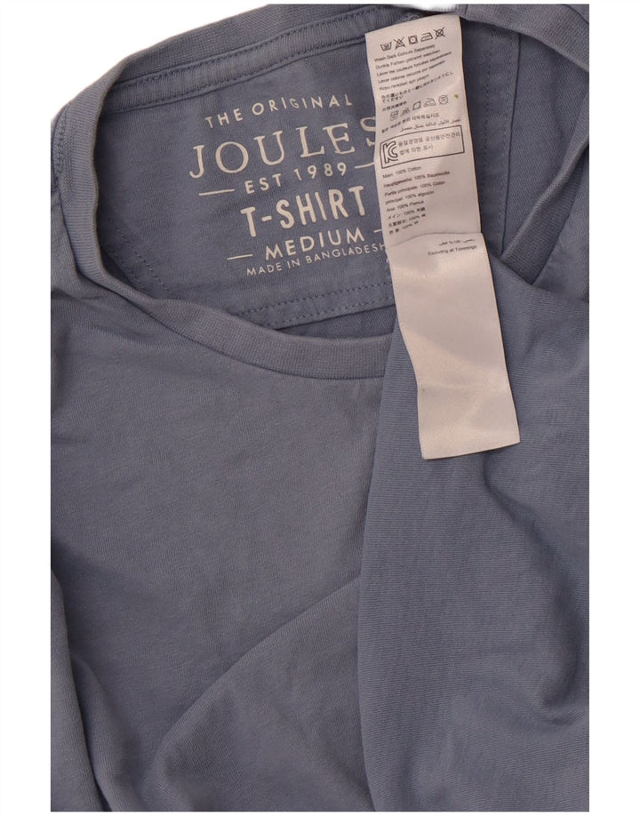 JOULES Herre T-Shirt Top Medium Blå Bomuld