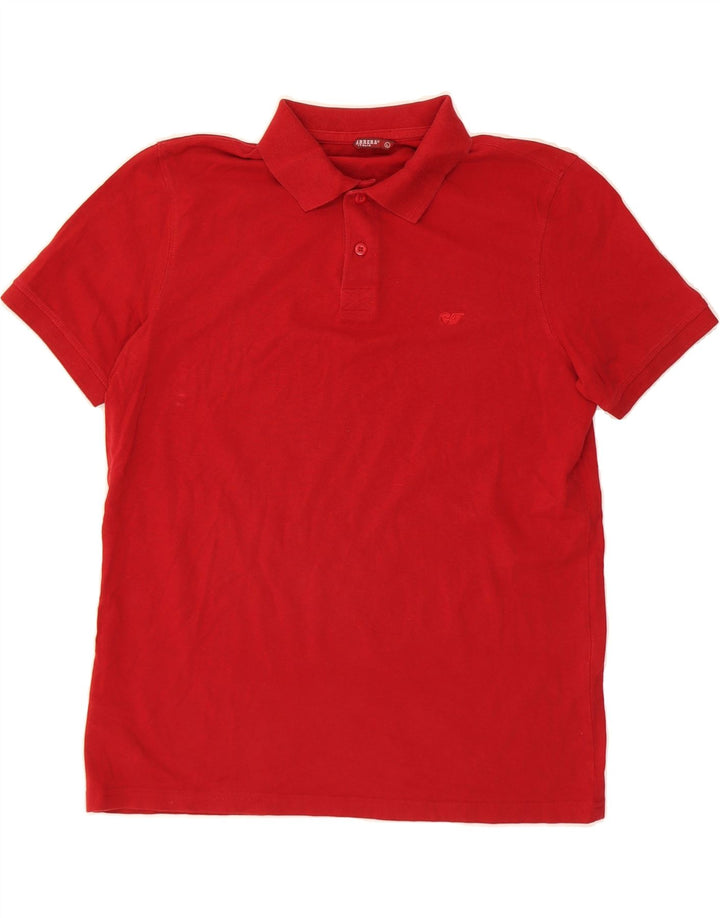 CARRERA Mens Polo Shirt Large Red Cotton Vintage Carrera and Second-Hand Carrera from Messina Hembry 