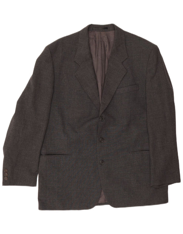 Pierre Cardin Herre 3-knaps blazerjakke UK 42 XL Grå uld