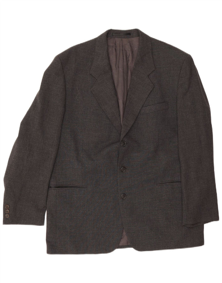 Pierre Cardin Herre 3-knaps blazerjakke UK 42 XL Grå uld
