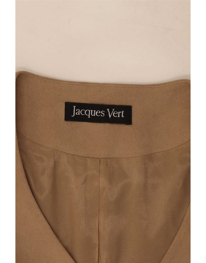 Jacques Vert Dame 4-knaps blazerjakke UK 18 XL Beige Floral Polyester