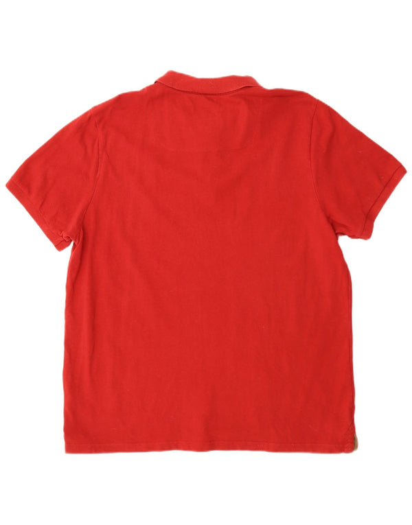 Joules Herre Sporty Fit Polo Shirt XL Rød Bomuld